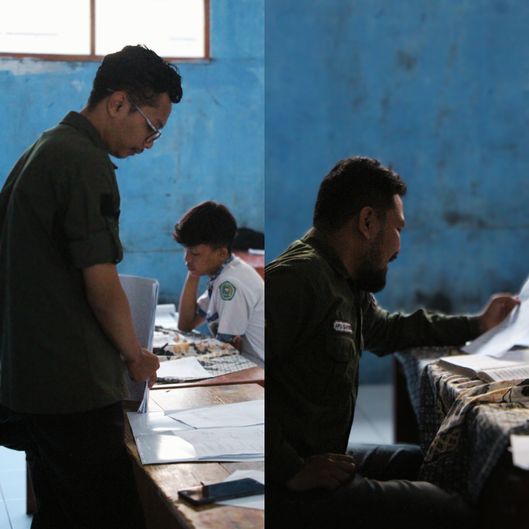 TES PENERIMAAN SISWA BARU GELOMBANG PERTAMA SMK MUTHIA HARAPAN CICALENGKA BERJALAN LANCAR